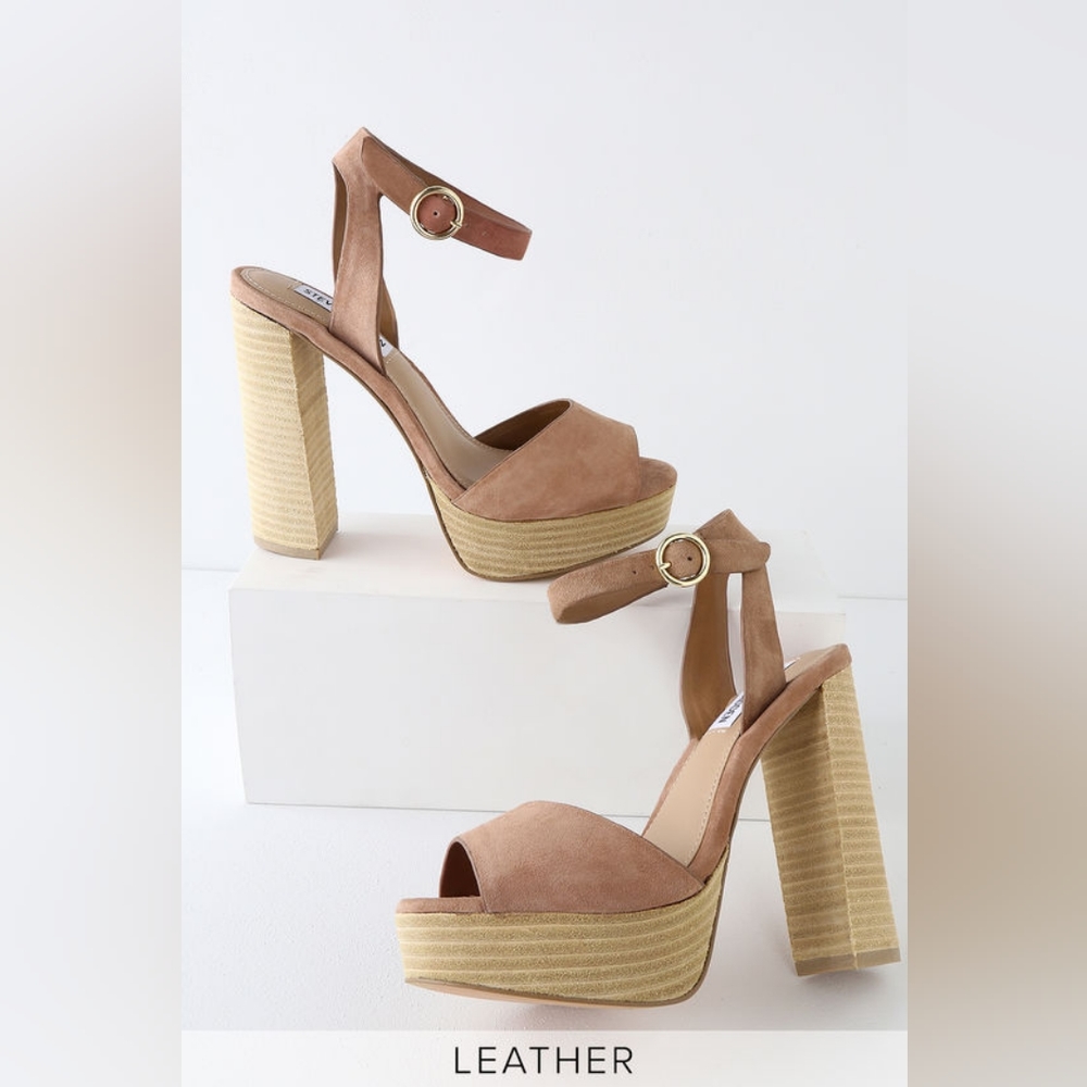 Steve Madden tan sandles